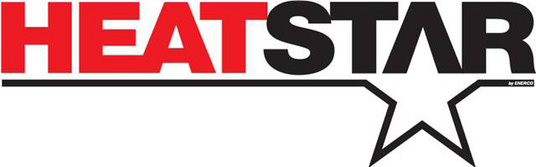 HEATSTAR logo with red and black text on a white background