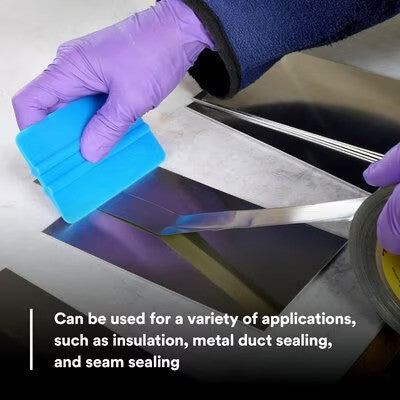 3M Venture Tape Aluminum Foil Tape 1520CW, Silver, 48 mm x 45.7 m - infographic 3