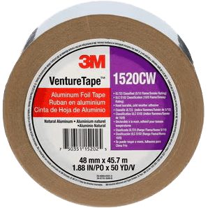 3M Venture Tape Aluminum Foil Tape 1520CW, Silver, 48 mm x 45.7 m - main