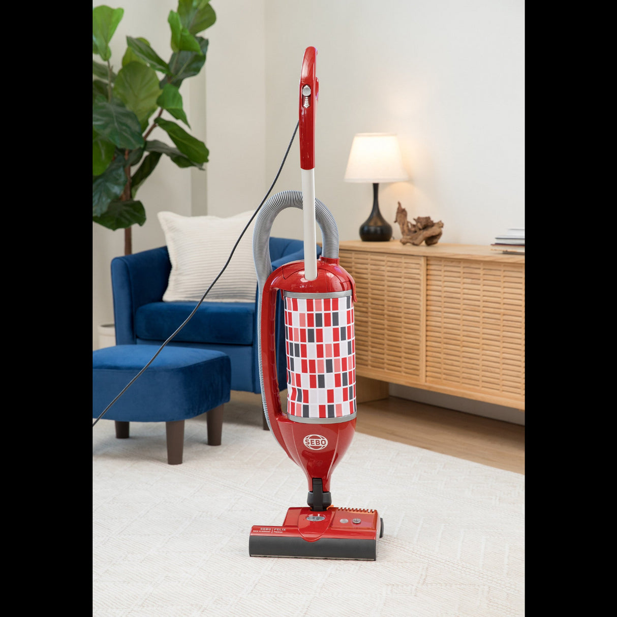SEBO Felix Premium Upright Vacuum lifestyle image from SEBO