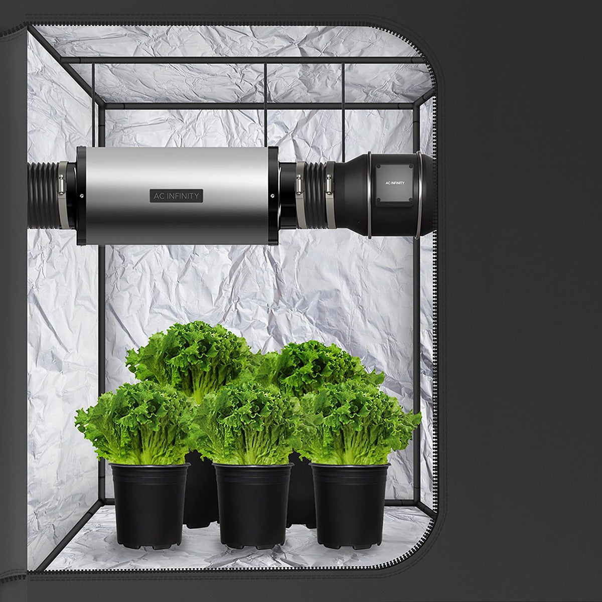 AC Infinity Silencer for 8-in Duct Fan