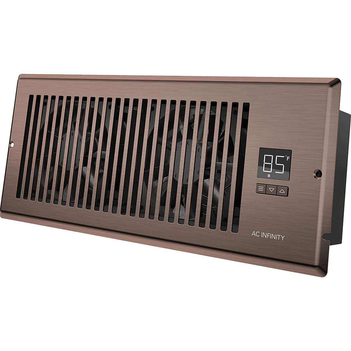AC Infinity AIRTAP T4 4-In x 12-In Register Booster Fan - Bronze