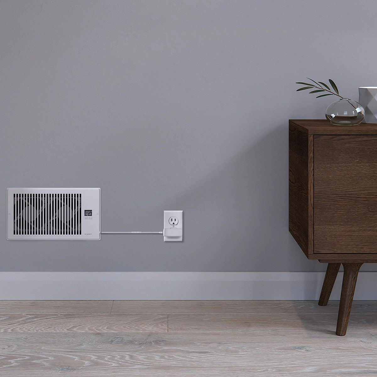 AC Infinity AIRTAP T4 4-In x 12-In Register Booster Fan