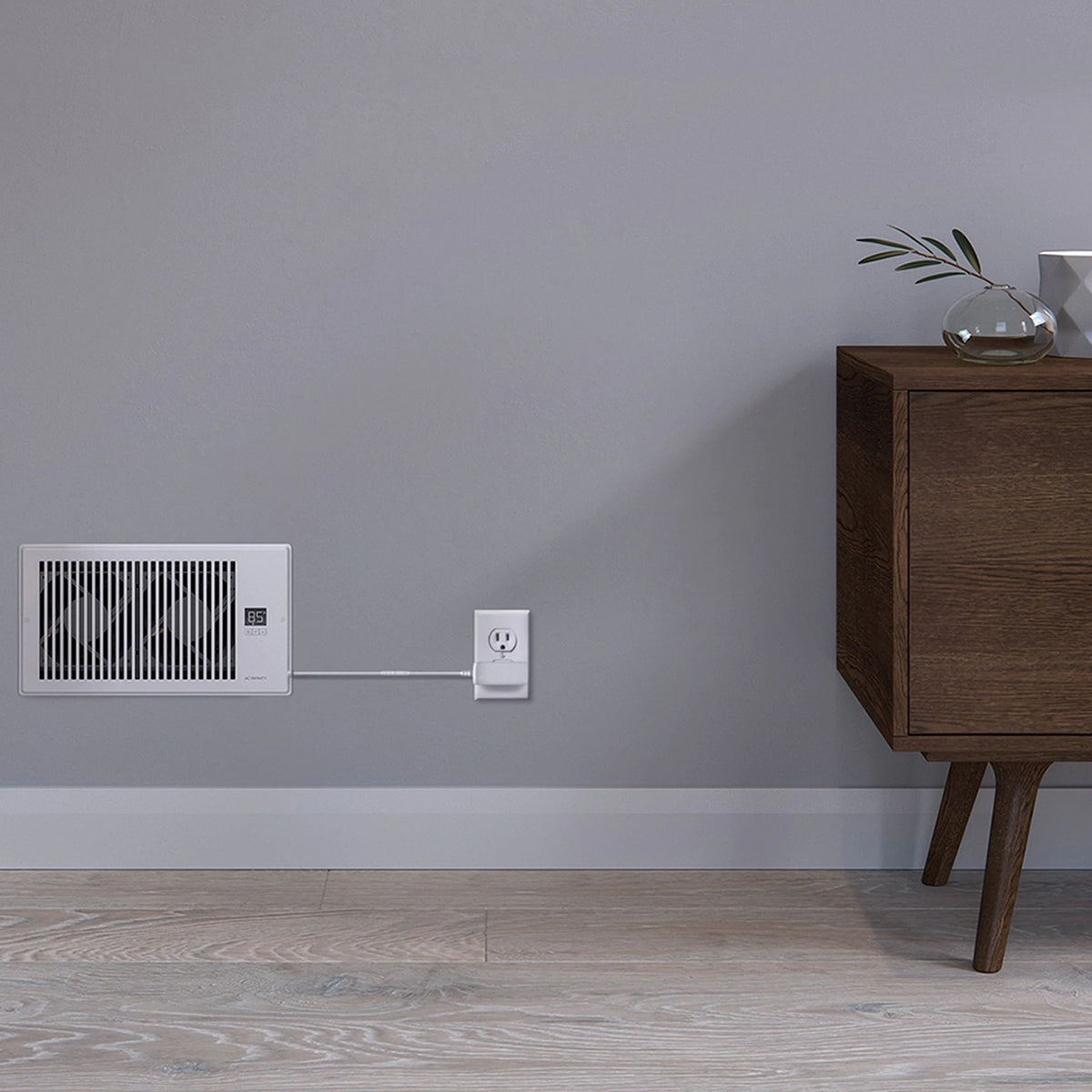 Ac Infinity Airtap T4 Register Booster Fan White Lifestyle