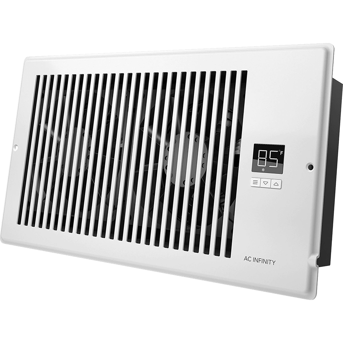 AC Infinity AIRTAP T6 6-In x 12-In Register Booster Fan - White