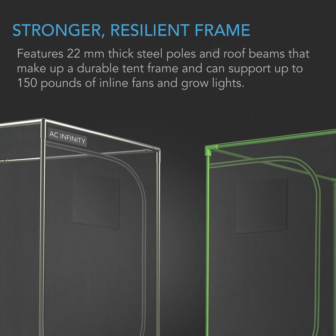 AC Infinity CLOUDLAB 632D 60-Inch Grow Tent - Frame