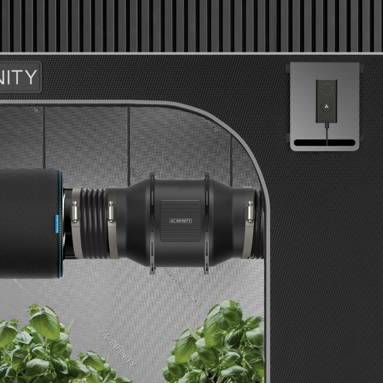 AC Infinity CLOUDLINE Lite A8 8-In. Inline Duct Fan w/ Speed Controller