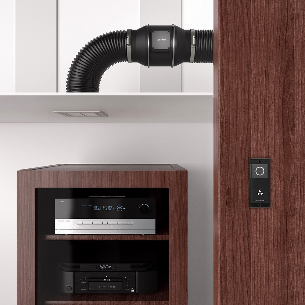 AC Infinity CLOUDLINE S6 6-in Inline Duct Fan w/ Speed Controller