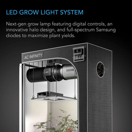 AC Infinity IONGRID T-Series Full Spectrum LED Grow Light - T22 (2-ft x 2-ft) - LED Light System