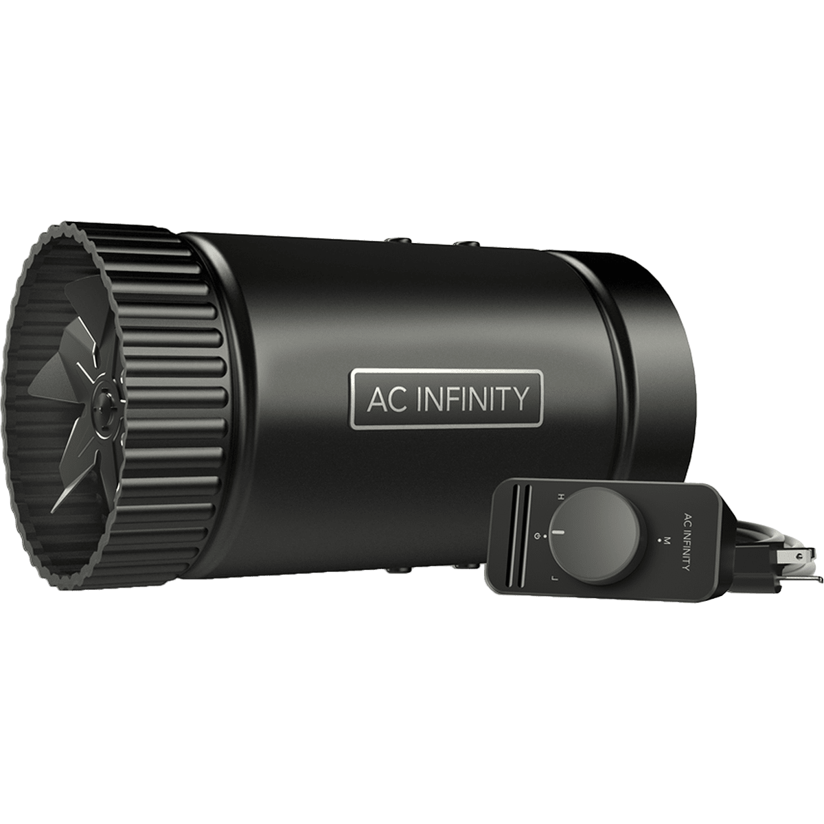 AC Infinity Raxial Inline Duct Booster Fan w/Speed Controller 4" - Main