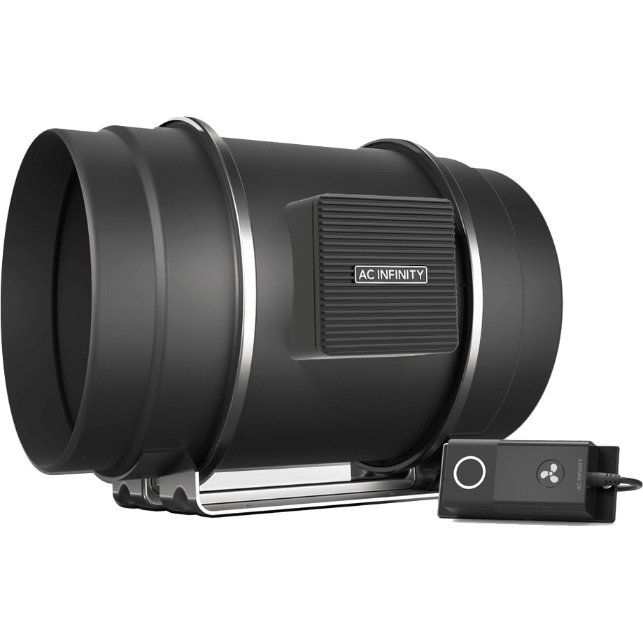 AC Infinity Raxial Inline Duct Booster Fan w/Speed Controller 8" - Main