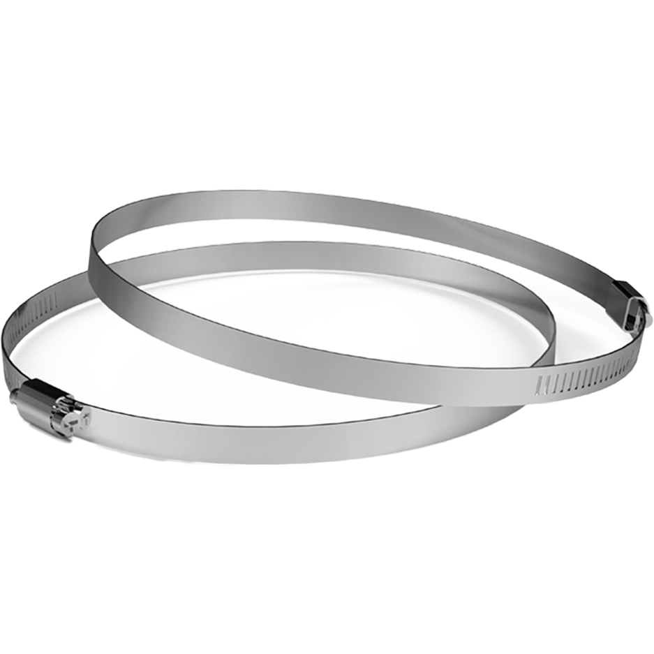 AC Infinity Stainless Steel Duct Clamps - 8-inch 2 Clamps