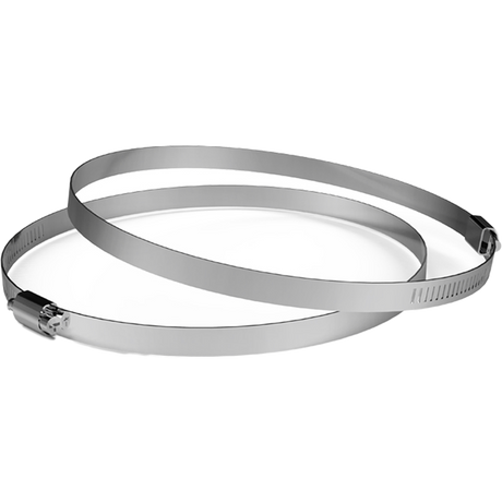 AC Infinity Stainless Steel Duct Clamps - 8-inch 2 Clamps