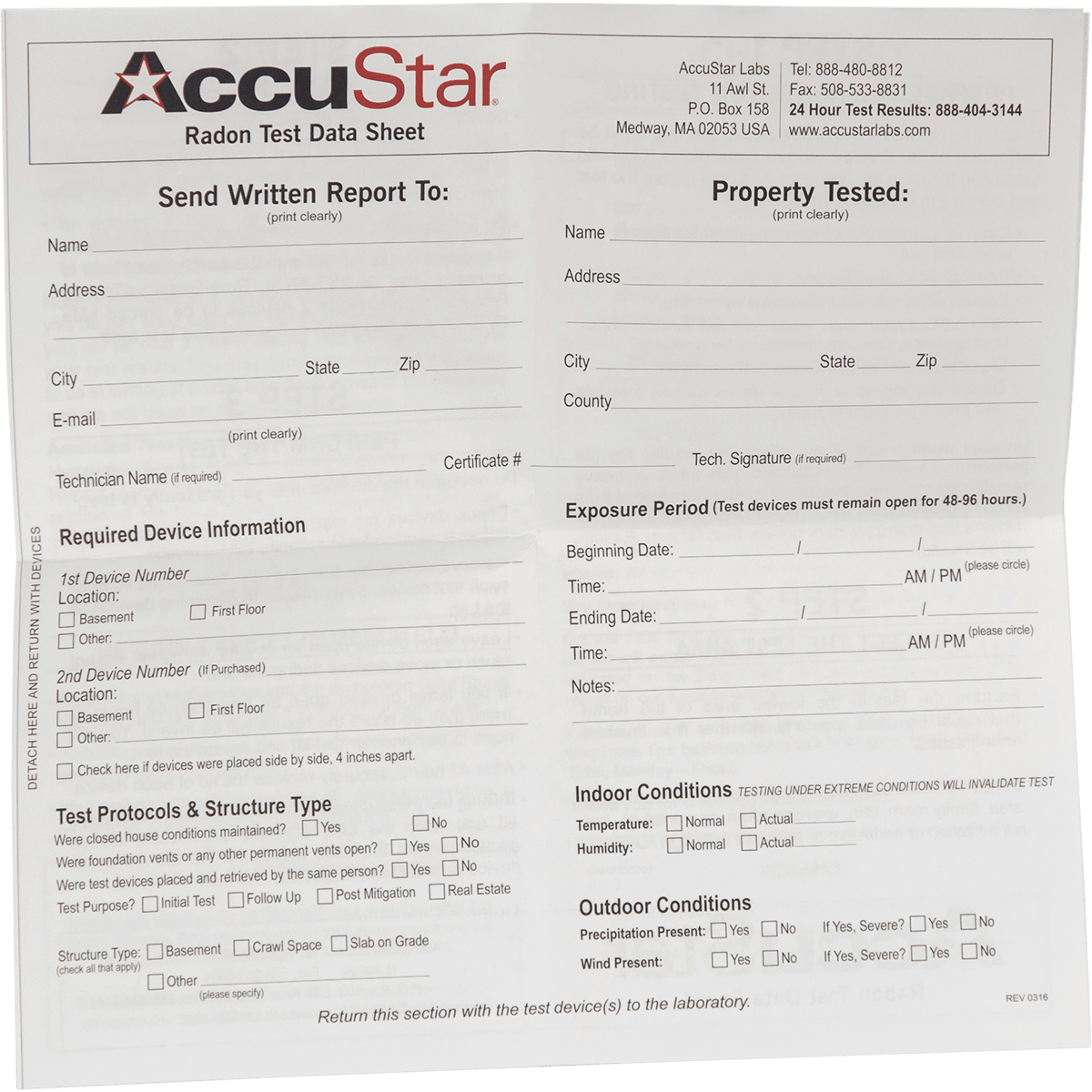 Accustar PicoCan 400 Activated Charcoal Canister - Double