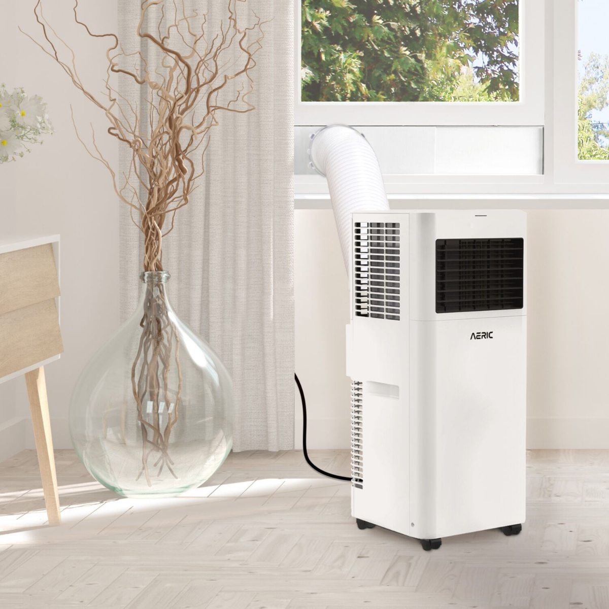 Aeric 8,000 BTU Portable Air Conditioner with Dehumidifier - Lifestyle 2