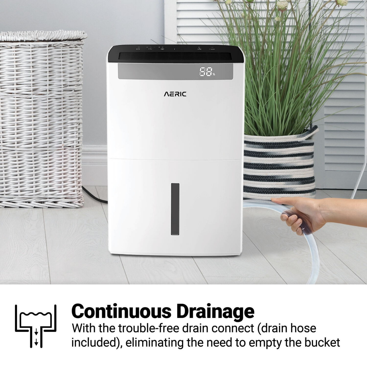 Aeric AERD501P 50 Pint Energy Star Dehumidifier - Infographic 2