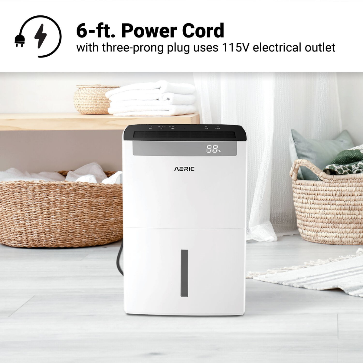 Aeric AERD501P 50 Pint Energy Star Dehumidifier - Infographic 3