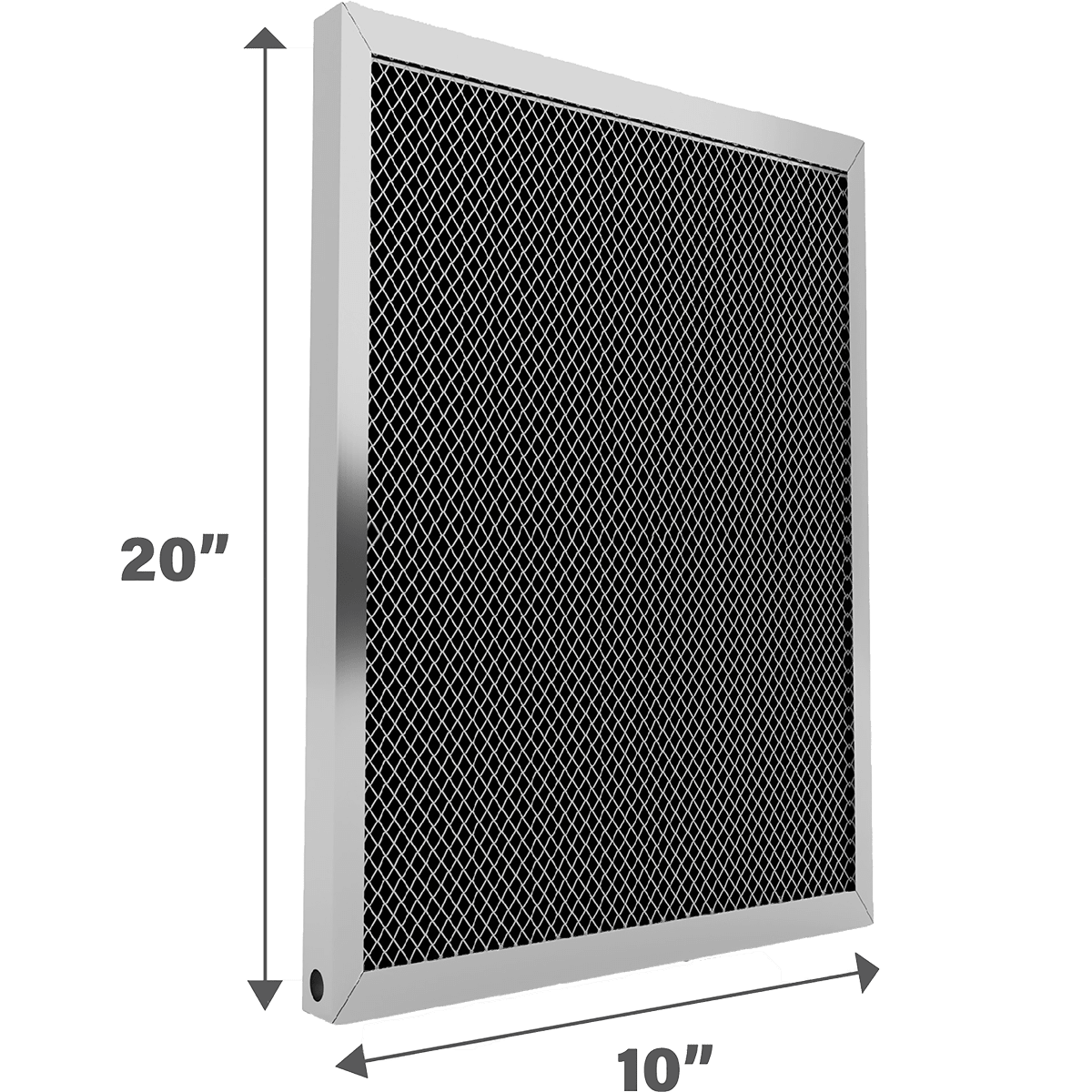 Air-Care 10-In. Wide Permanent Electrostatic Washable 1-In. Deep MERV 8 Air Filter - 10x20x1