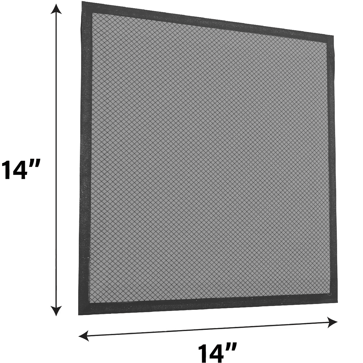 Air-Care 14-In. Wide Flexible Permanent Electrostatic Washable 1-In. Deep MERV 8 Air Filter - 14x14x1