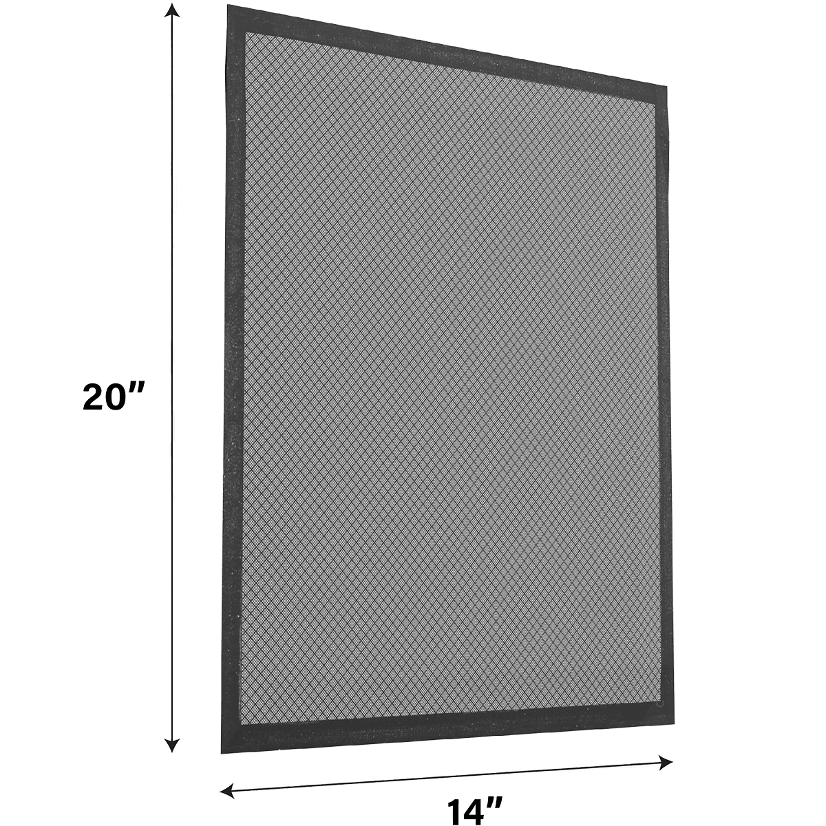 Air-Care 14-In. Wide Flexible Permanent Electrostatic Washable 1-In. Deep MERV 8 Air Filter - 14x20x1