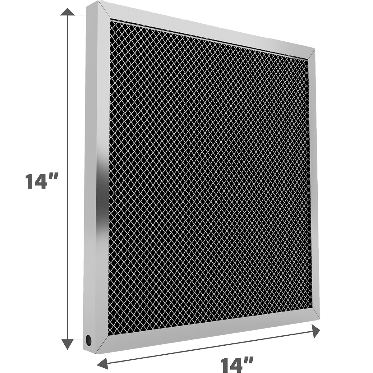 Air-Care 14-In. Wide Permanent Electrostatic Washable 1-In. Deep MERV 8 Air Filter - 14x14x1