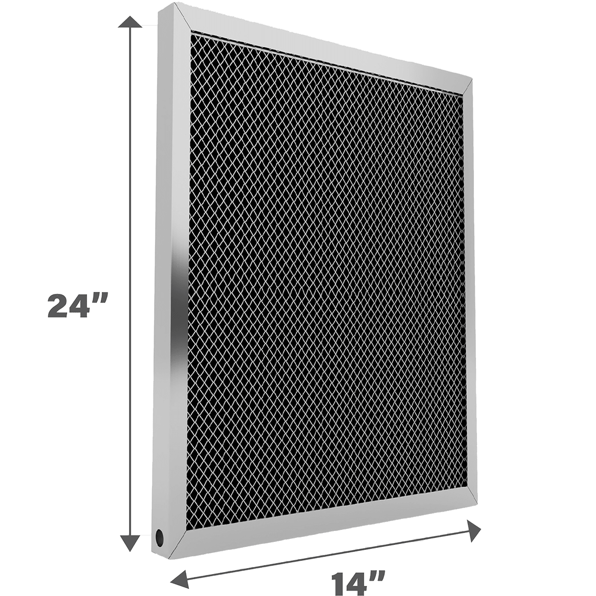 Air-Care 14-In. Wide Permanent Electrostatic Washable 1-In. Deep MERV 8 Air Filter - 14x24x1