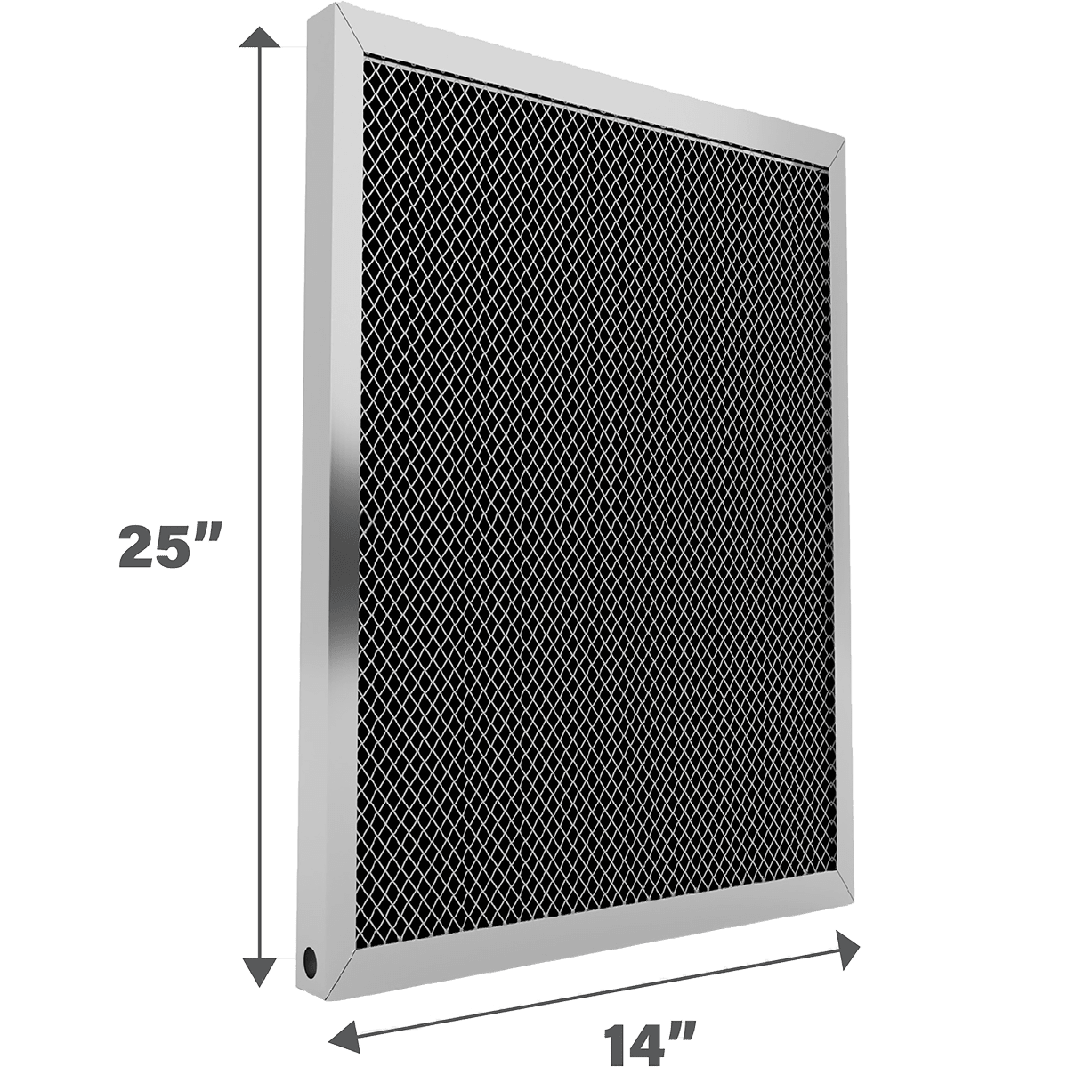 Air-Care 14-In. Wide Permanent Electrostatic Washable 1-In. Deep MERV 8 Air Filter - 14x25x1
