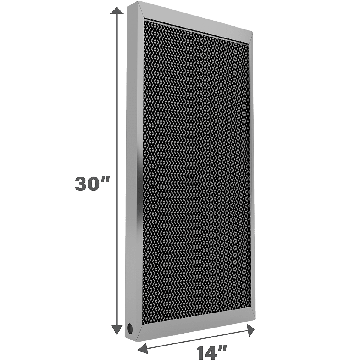 Air-Care 14-In. Wide Permanent Electrostatic Washable 1-In. Deep MERV 8 Air Filter - 14x30x1