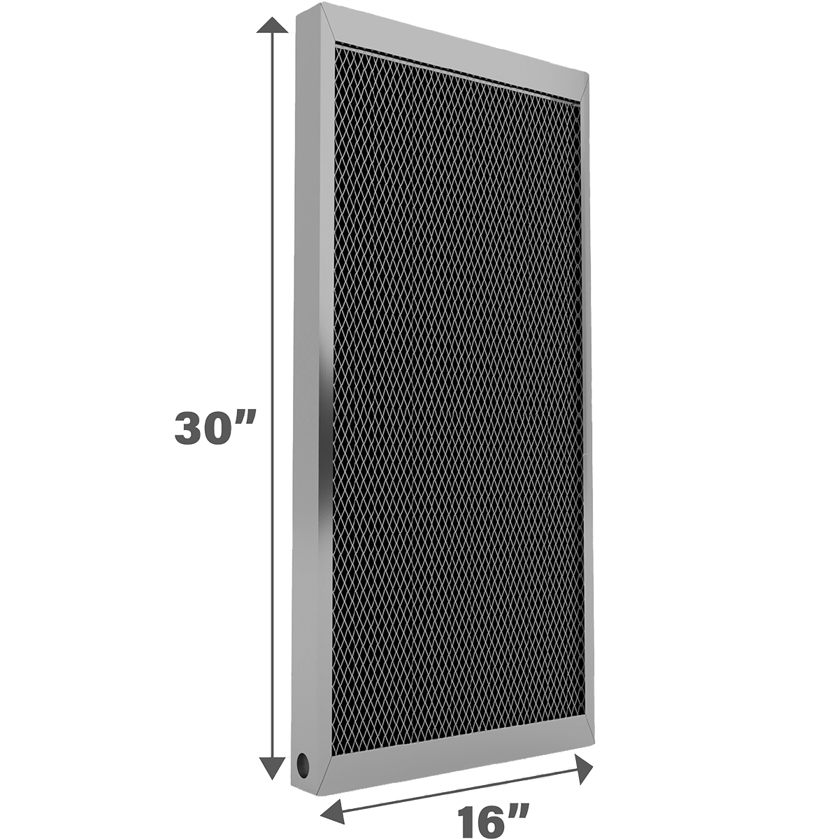 Air-Care 16-In. Wide Permanent Electrostatic Washable 1-In. Deep MERV 8 Air Filter - 16x30x1