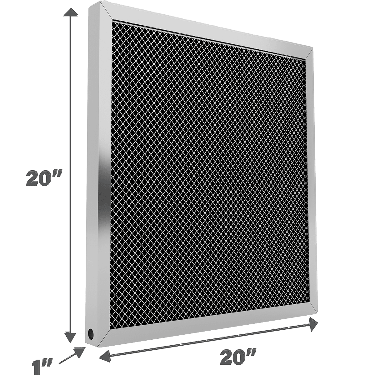 Air-Care 20-In. Wide Permanent Electrostatic Washable 1-In. Deep MERV 8 Air Filter - 20x20x1