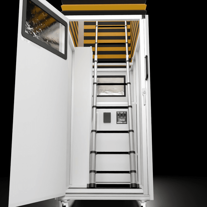 Air-Care Bio Cart HEPA Mobile Dust Containment Kit - Extended Ladder