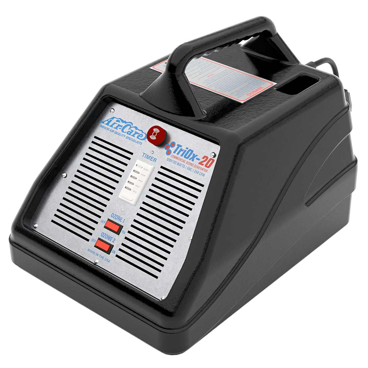 Air-Care TriOx-20 Commercial Ozone Generator - Angle 2