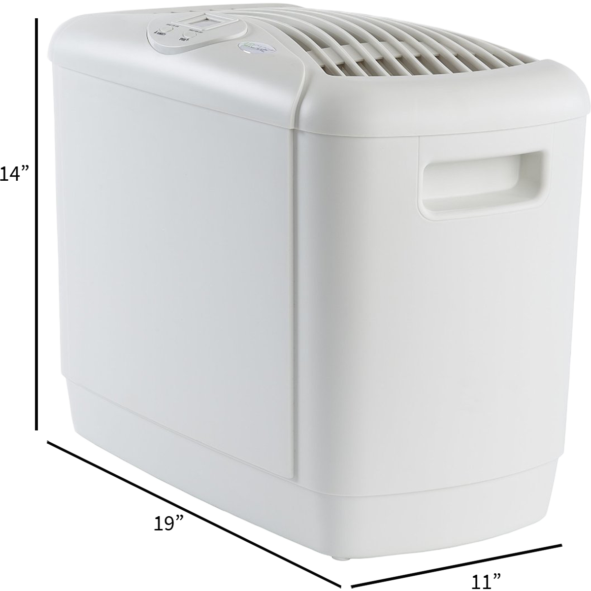 AIRCARE 5D6-700 Mini-Console Multi-room Evaporative Humidifier - Dimensions