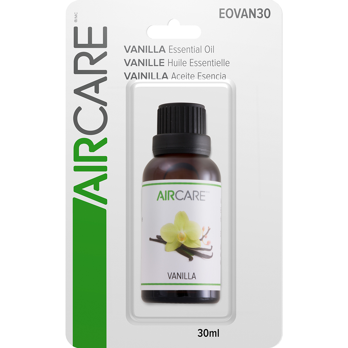 AIRCARE Aromatherapy Essential Oils - Vanilla Package