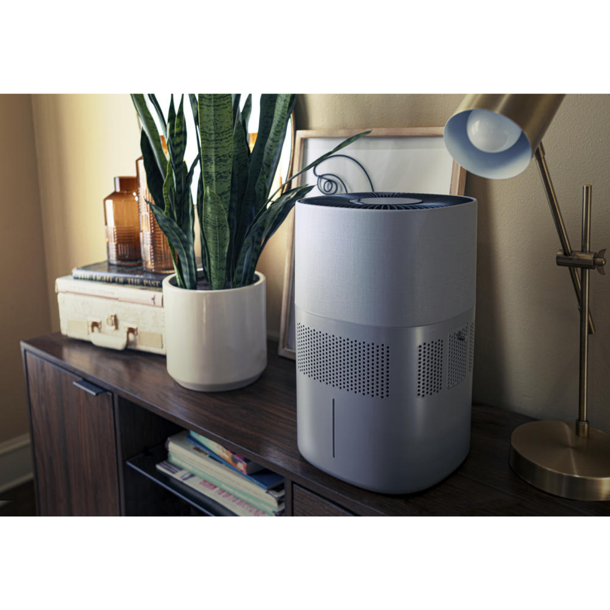 AIRCARE Mantra 1 Gal. Wi-Fi Evaporative Humidifier ME440DGRY8 - Lifestyle