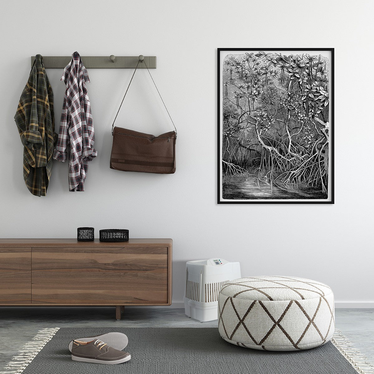 AIRCARE 2.5 Gal. Cool Mist Evaporative Mini-Console Humidifier