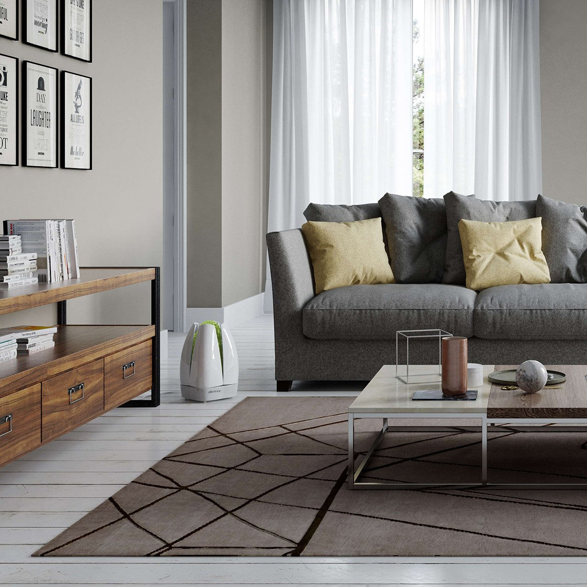 AirFree Lotus Filterless Air Purifier Sterilizer - in use