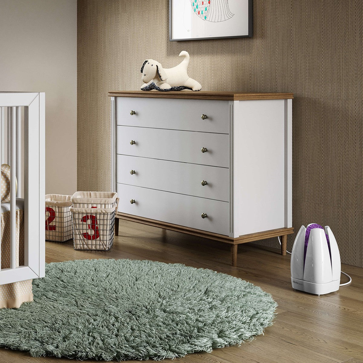 AirFree Lotus Filterless Air Purifier Sterilizer - in use