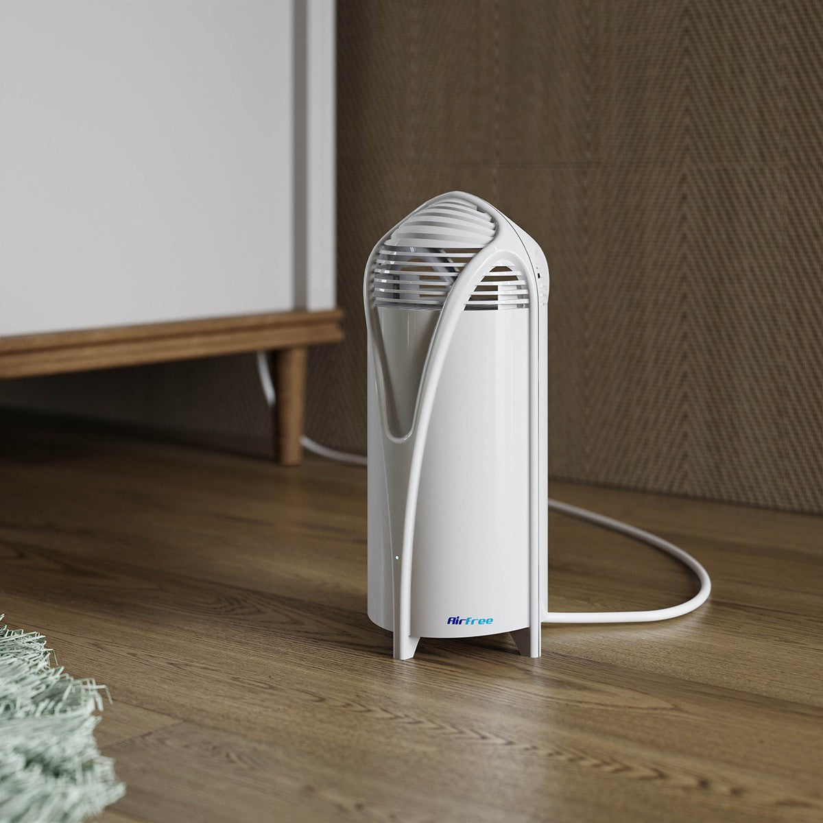 AirFree T Portable Air Purifier - in use on floor