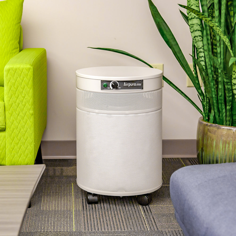 Airpura C600 Air Purifier - Cream - in use