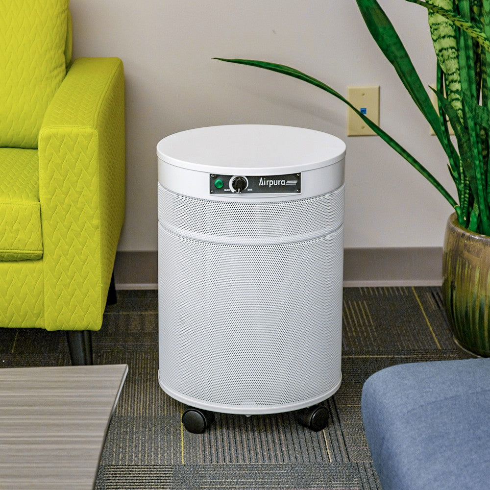 Airpura F600 Air Purifier - White - in use