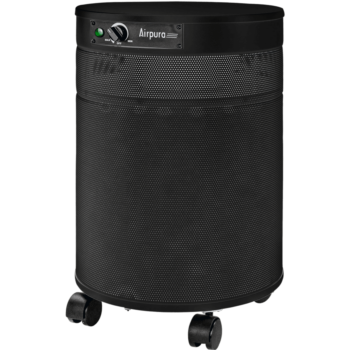 Airpura G600 Air Purifier - Black - side angle