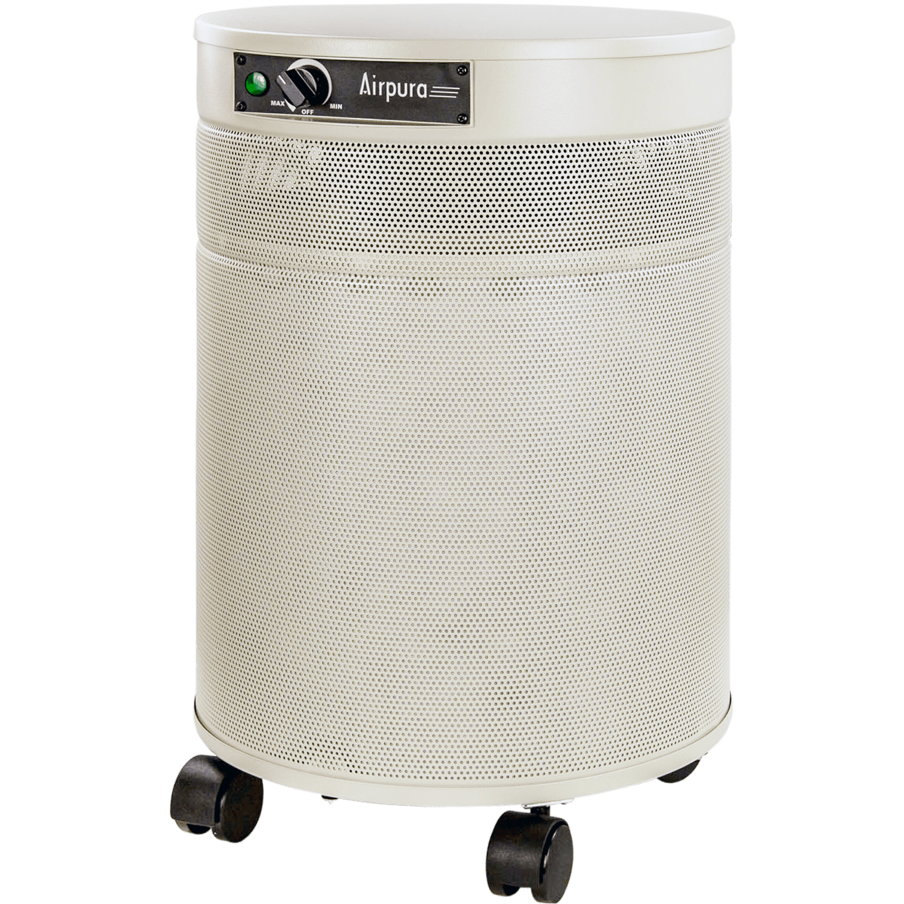 Airpura V600 Air Purifier - Cream - side angle