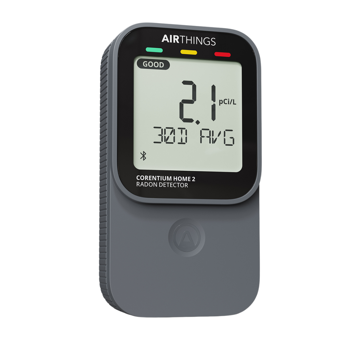 Airthings Corentium Home 2 Radon Detector - Angle 1