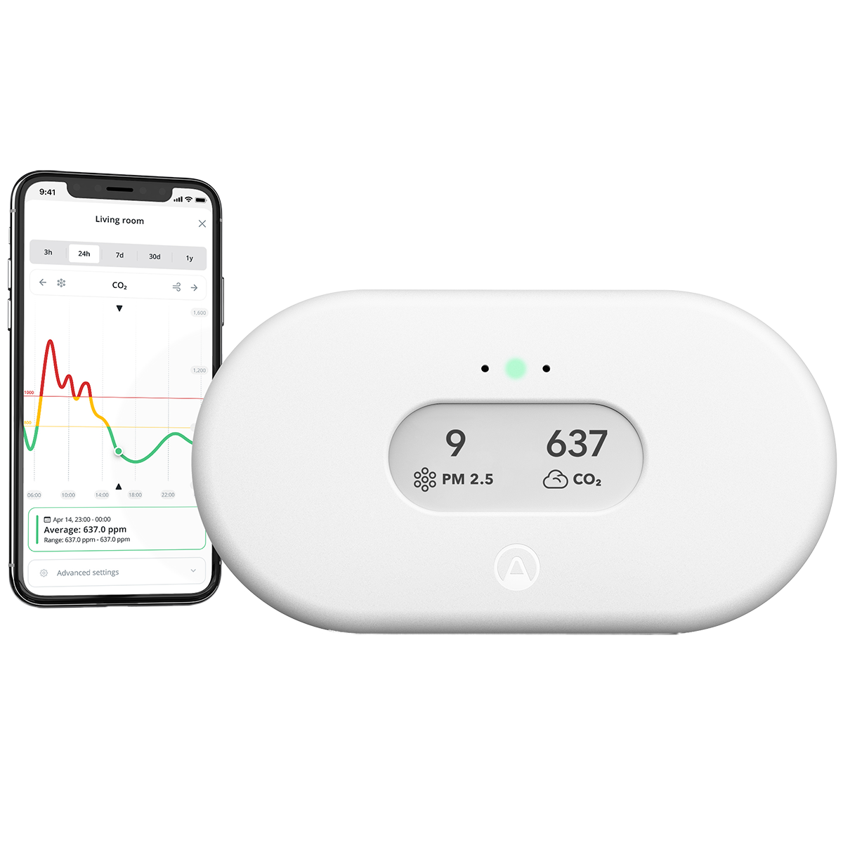 Airthings View Plus Radon & Air Quality Monitor - Main
