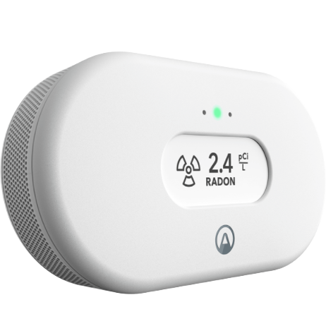 Airthings View Radon Monitor - Angle 1