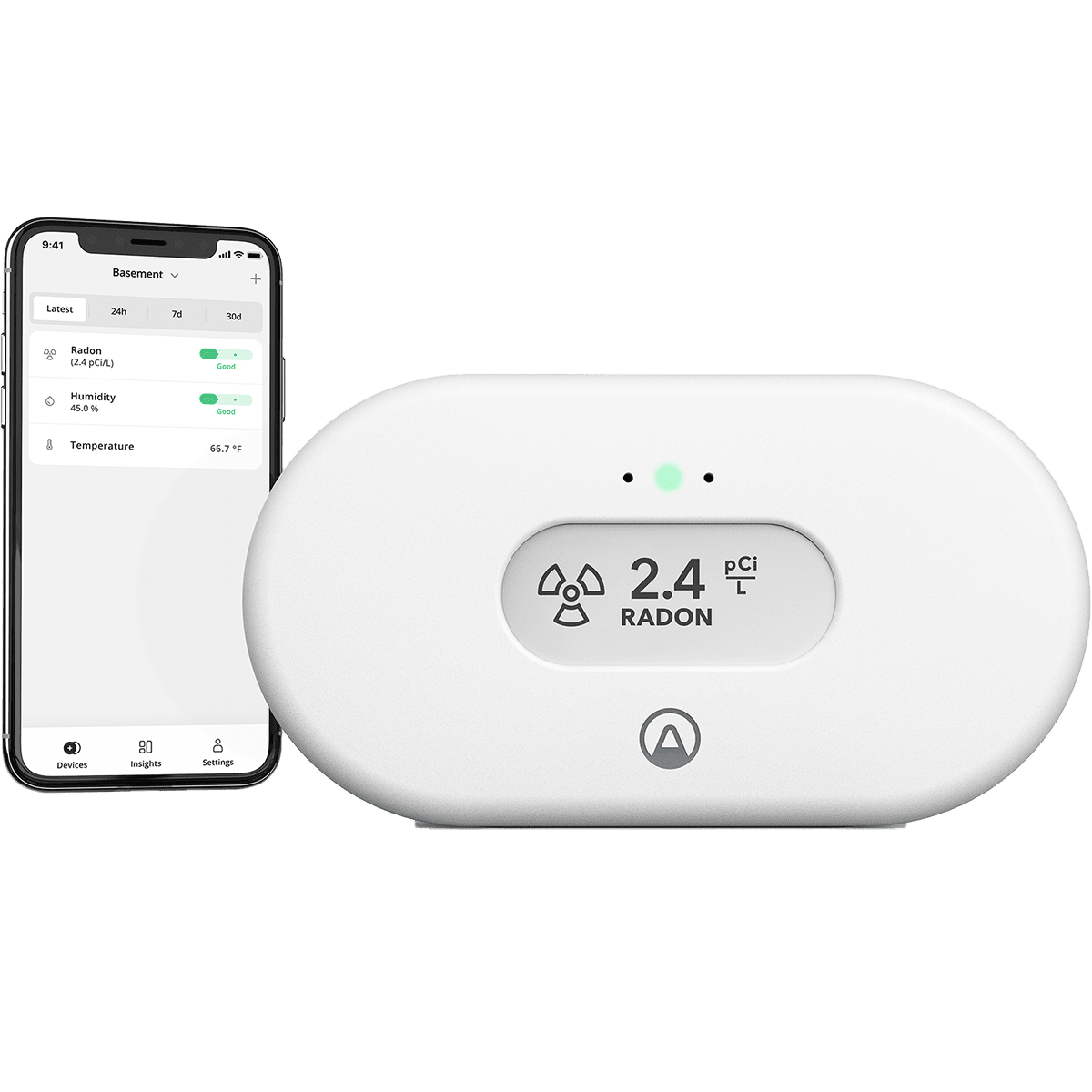Airthings View Radon Monitor - App 2