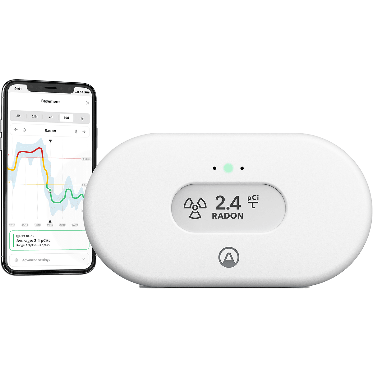 Airthings View Radon Monitor - Main