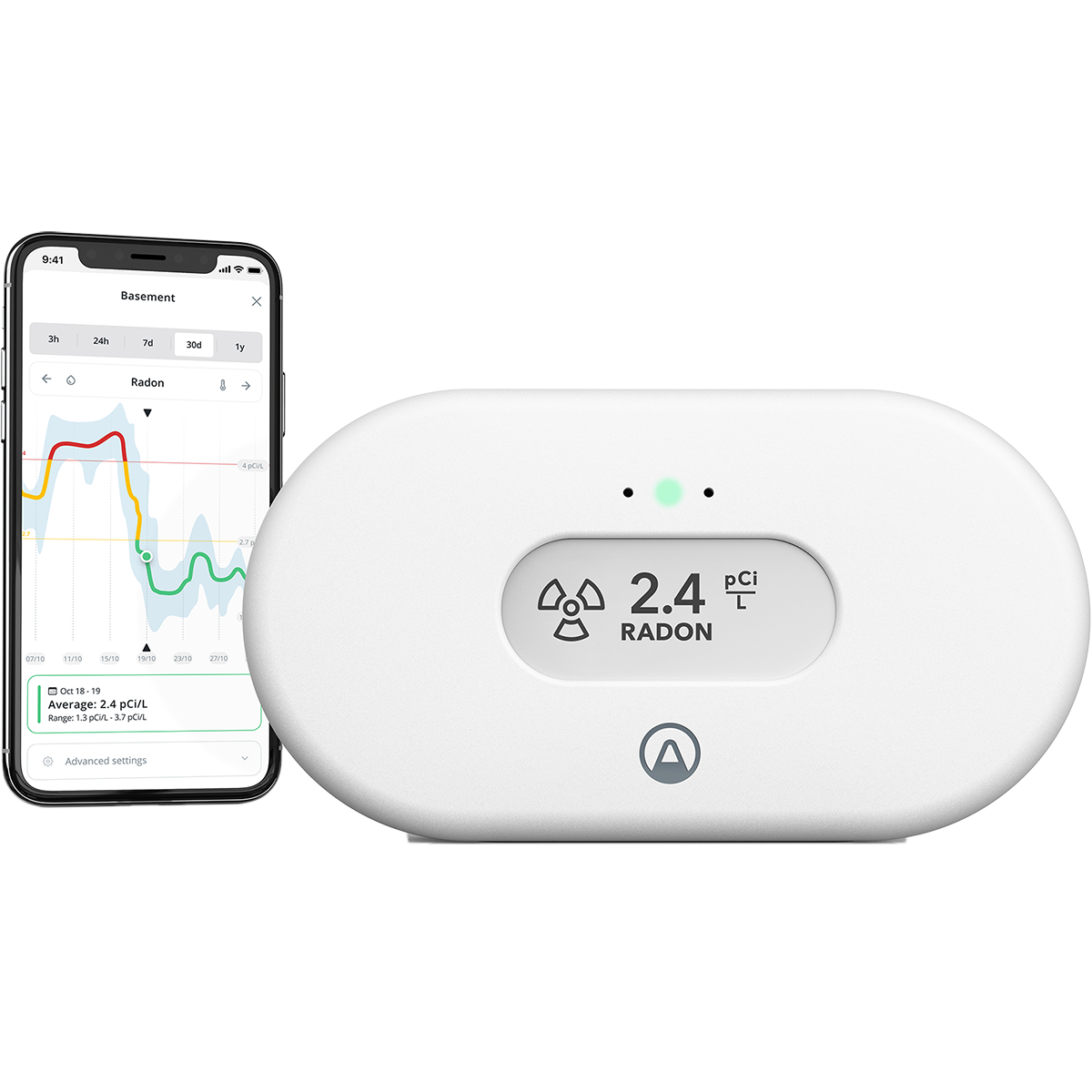 Airthings View Radon Monitor - Main