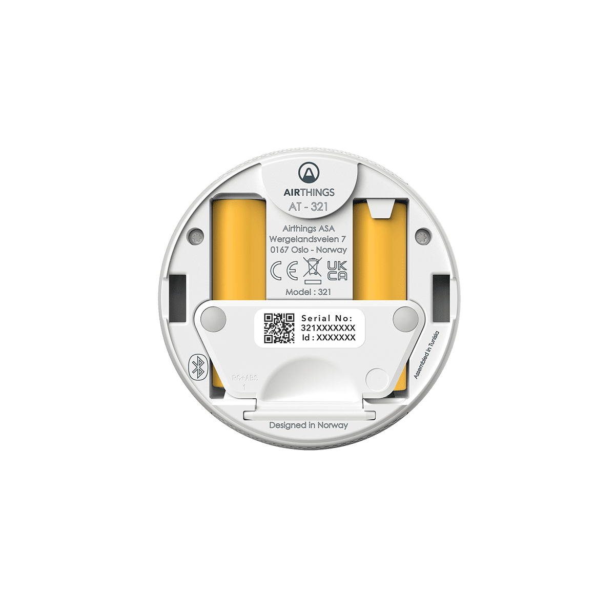 Airthings Wave Enhance Indoor Air Quality Monitor - Batteries